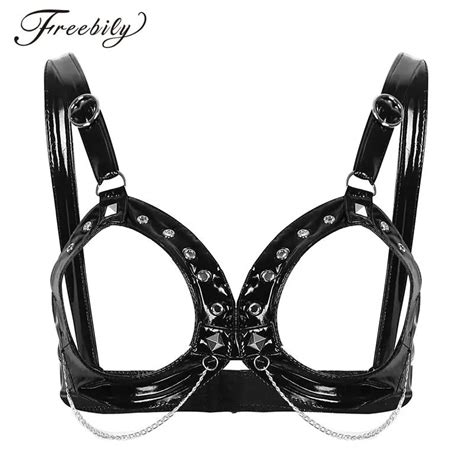 bondage lingerie|Leather Bras .